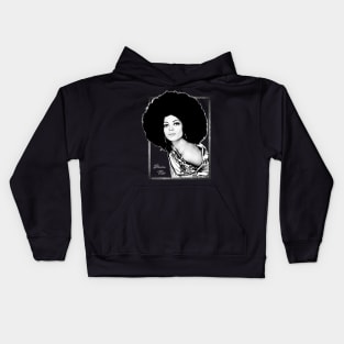 Vintage Diana Ross Rare Photo Pop Art Kids Hoodie